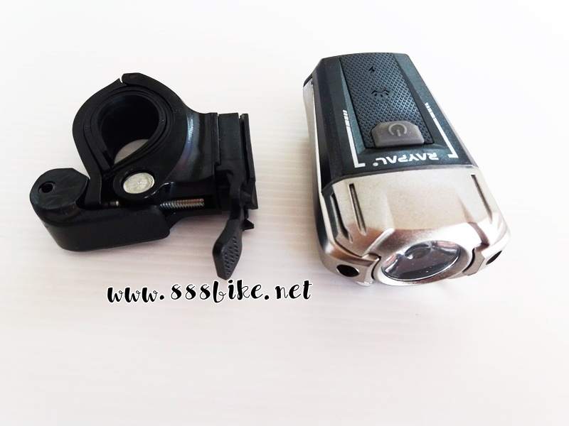 ไฟหน้า RAYPAL Front Light ชาร์ต USB, RPL-2273 สีดำ