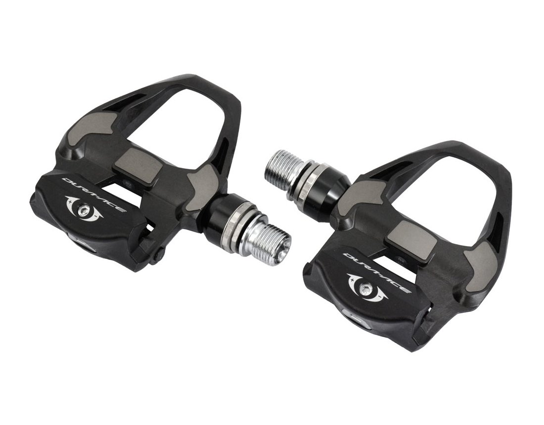 บันไดเสือหมอบ SHIMANO DURA-ACE เสือหมอบ PD-R9100, รุ่นแกนยาวพิเศษ 4MM, มีคลีท, ไม่มีทับทิม, มีกล่อง