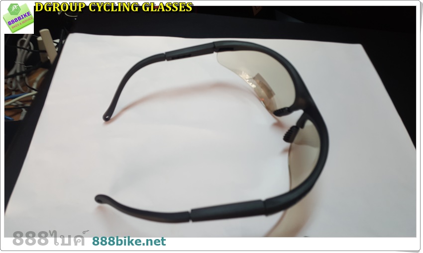แว่นตา DGROUP CYCLING SUNGLASSES UV400 cycling glassesขาส้มมีเลนชา ขาดำมีเลนใสและเลนปหลอด (ระบุรตงหมายเหตุ)