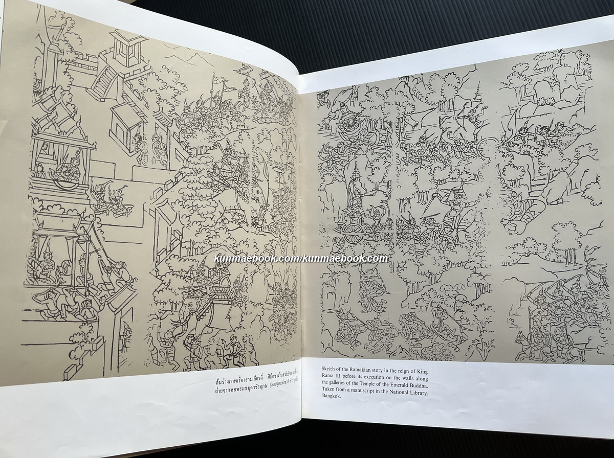 จิตรกรรมฝาผนัง เรื่องรามเกียรติ์รอบพระระเบียง วัดพระศรีรัตนศาสดาราม