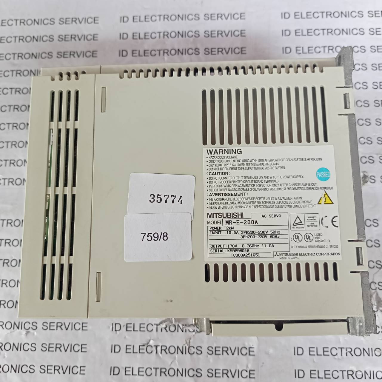 MR-E-200A SERVO DRIVE " MITSUBISHI "