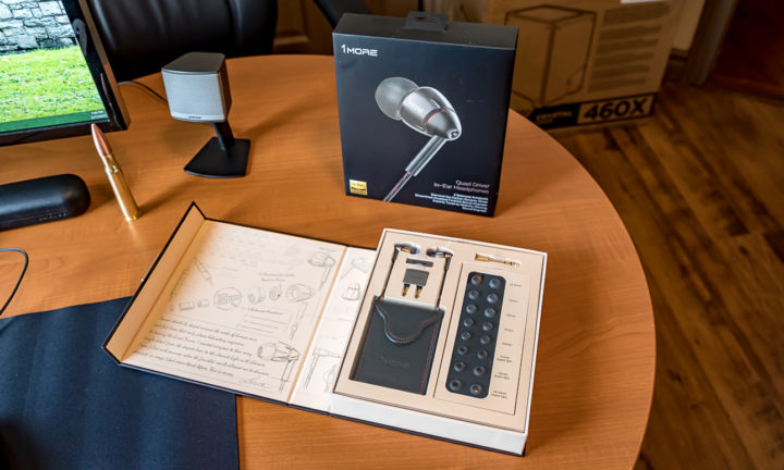 ขาย 1MORE Quad Driver สุดยอดหูฟัง Hybrid 4 ไดรเวอร์ 3BA + 1Carbon Dynamic ตัว Top ระดับ HiFi