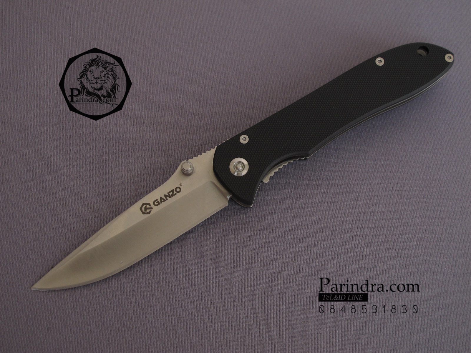 มีดพับ Ganzo รุ่น G7142 สีดำ ของแท้ 100%