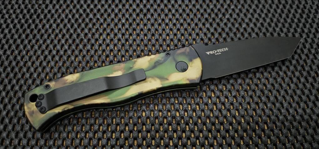Pro-Tech Emerson CQC7 - REC Exclusive Woodland Camo / DLC 154CM