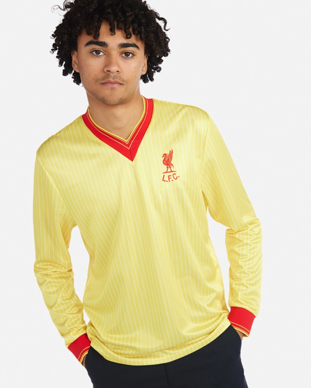 เสื้อย้อนยุคลิเวอร์พูล 84/85 Away Shirt แขนยาวของแท้