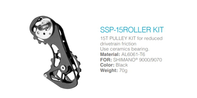 ชุดอัพเกรด ตีนผีแต่ง ลูกรอกตีนผีเซรามิค Mr.Control CERAMIC ROLLER KIT, 11/15T (Taiwan)