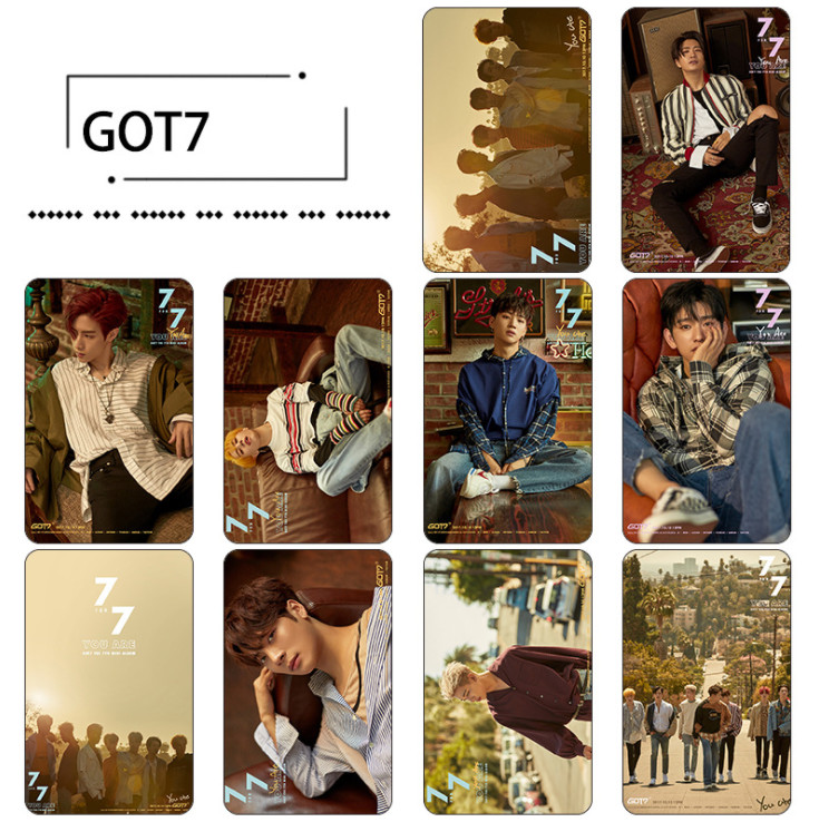 สติ๊กเกอร์การ์ด GOT7 - 7 For 7