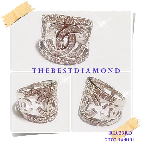 RL023RD+++แหวนชาแนลแบบ เริ่ดหรู ดูมีดีไซน์สไคน์ Right Hand Ring สวยมั่กๆๆ ไม่ควรพลาด แหวนหน้ากว้างมากๆๆ ใส่แล้วเต็มนิ้ว