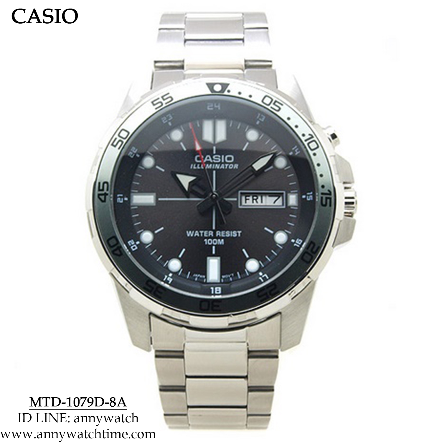 CASIO MTD-1079D-8A