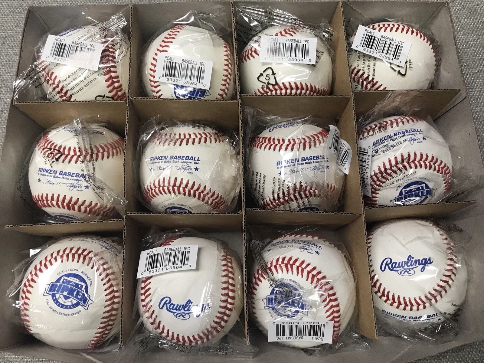 ลูกเบสบอล Rawlings Cal Ripken League (Tournament Grade) RCAL1 ของแท้