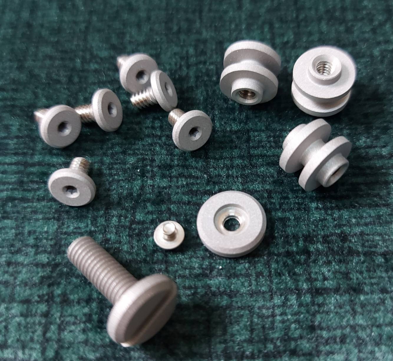 3.5” EKLIPSE Complete Hardware Kit-Titanium-Working Finish