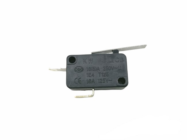 ไมโครสวิทช์-สวิทช์หม้อหุงข้าว 2ขา ก้านกดสั้น (ไม่มีล้อ) #A3