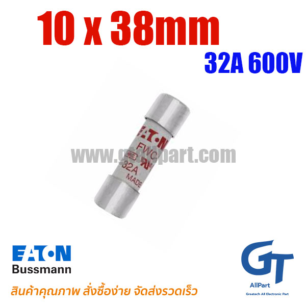BUSSMANN , 32A 600V , 10 x 38mm
