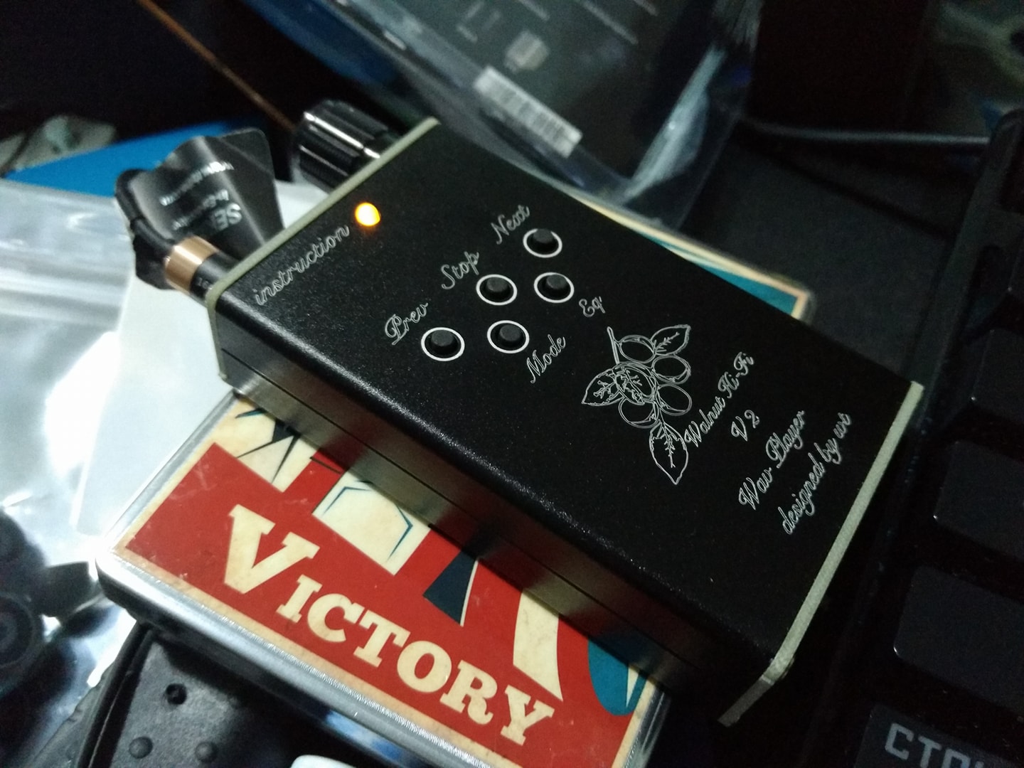 ขาย Walnut V2s เครื่องเล่นเพลงพกพาระดับ Budgetมี Dacในตัว รองรับ MP3 Lossless Flac APE