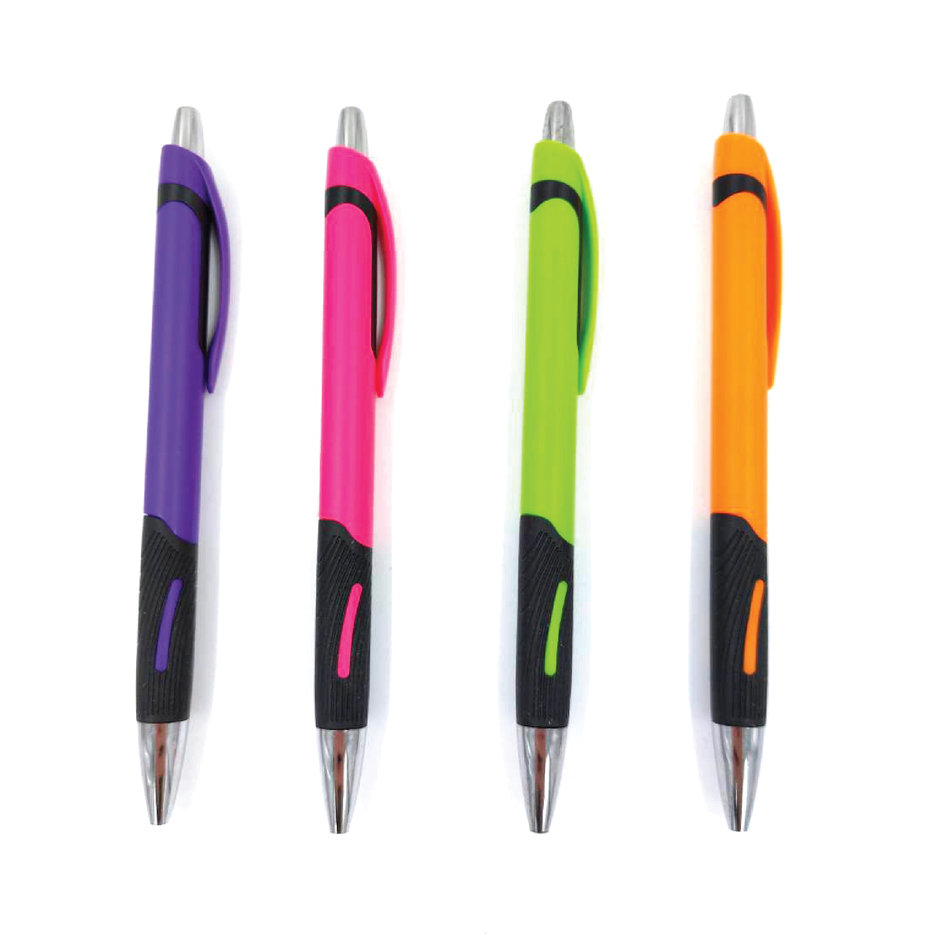 Ball Pen พลาสติก 0.5 mm. ยางสีดำ