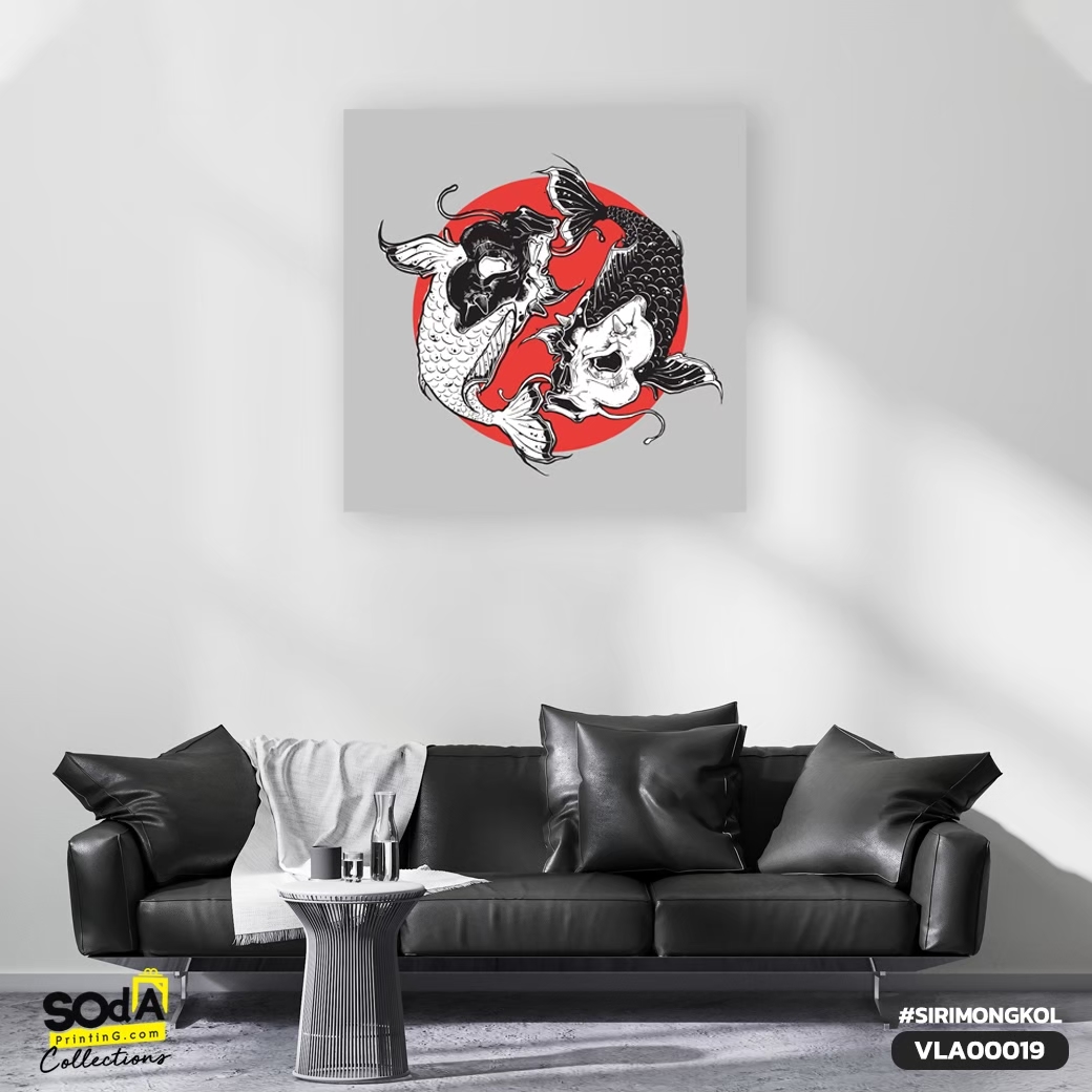 ภาพตกแต่งบ้านสำเร็จรูป Two Fish VLA00019 #SOdAcollection #ภาพตกแต่งบ้านสไตล์มงคล #ภาพมงคล #สิริมงคล #SIRIMONGKOL #FORTUNE