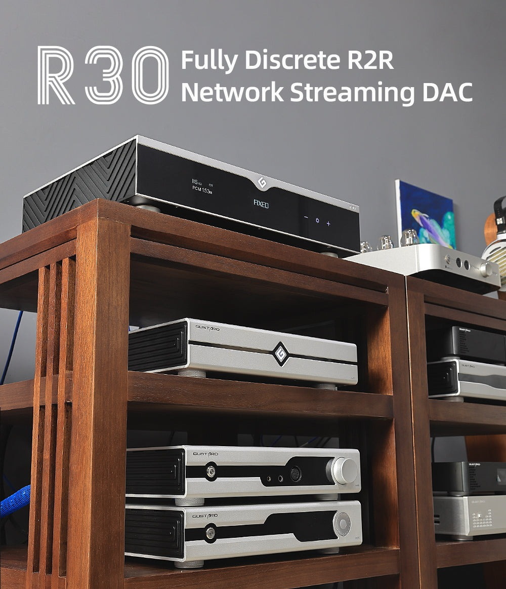 GUSTARD R30 DAC แบบ R2R Discrete พร้อมระบบ Network Streaming ประกันศูนย์ไทย