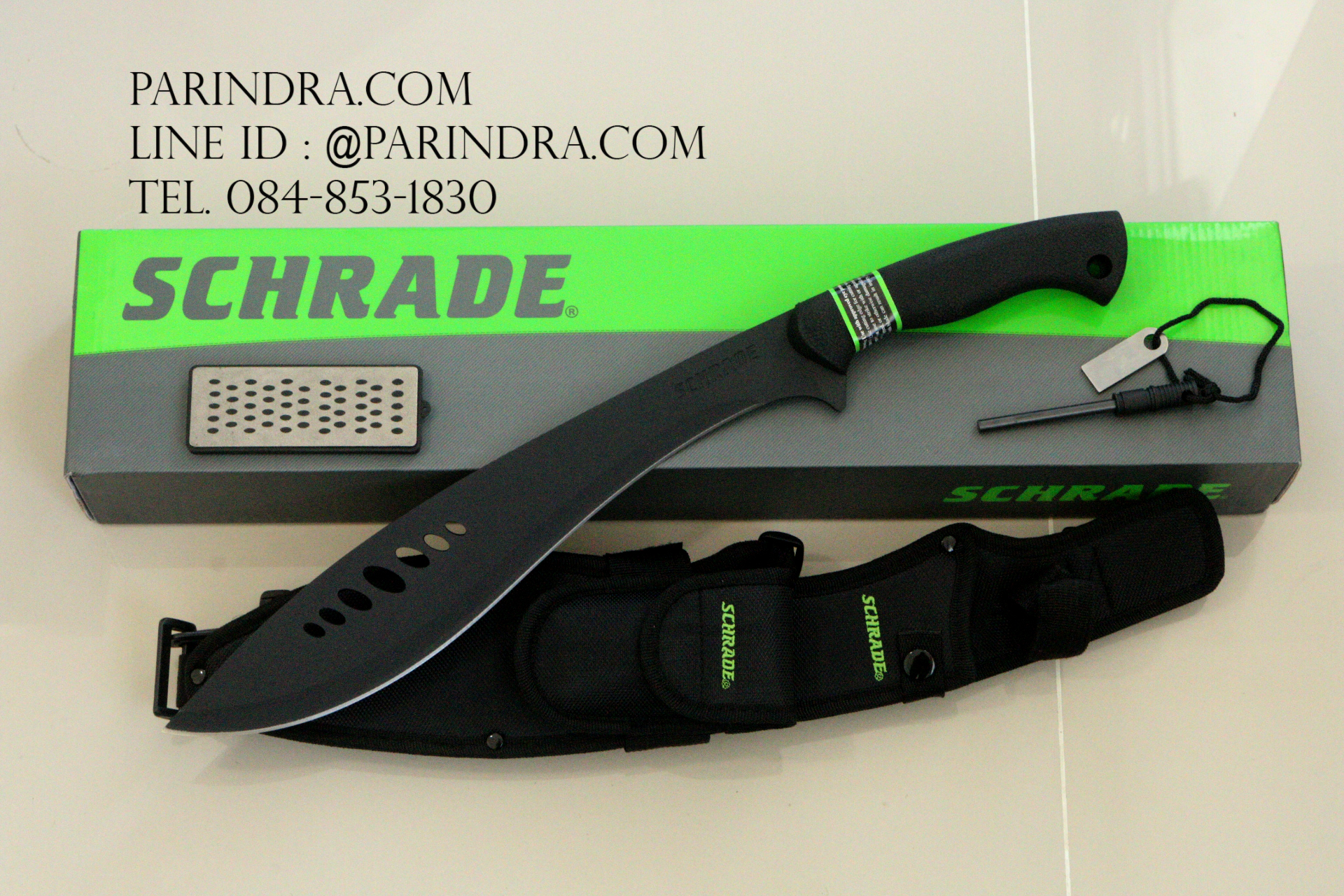 มีดใบตายเดินป่า SCHRADE Knife SCHKM1 แกร่ง และ ทรหด (OEM)
