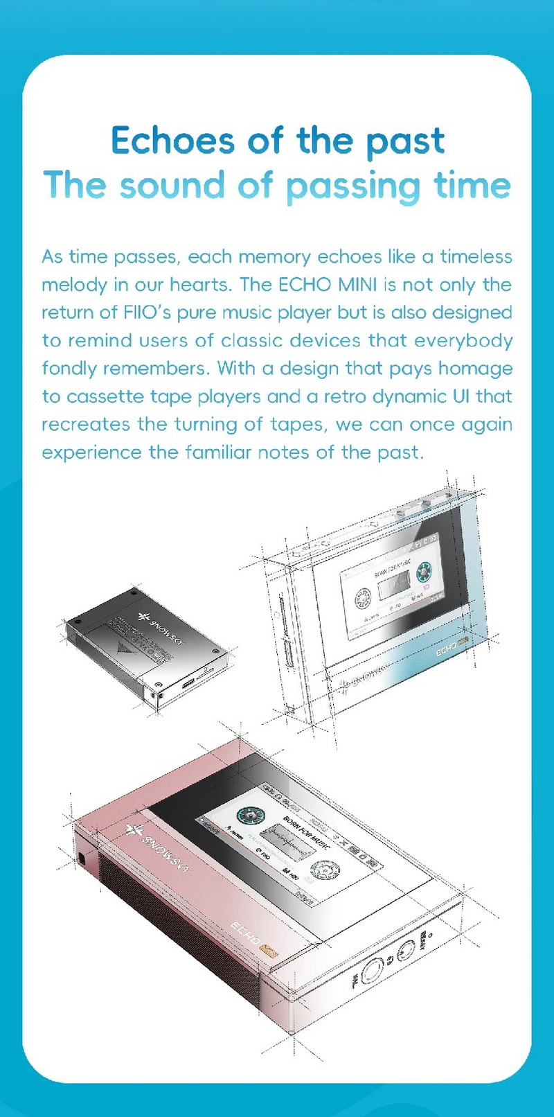 Snowsky Echo Mini DAP เครื่องเล่นพกพา lossless ชิป Dual CS43131 รองรับ Hi-Res ประกันศูนย์ไทย