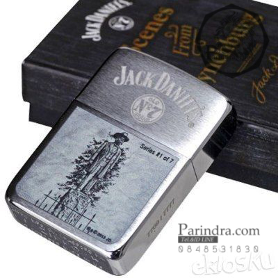 ไฟแช็ค Zippo แท้ ตำนานแห่ง Jack Daniel's ตัว Limited Edition " Jack Daniel's Scenes Lighter Limited, #1 of 7 " #28736 แท้นำเข้า 100%