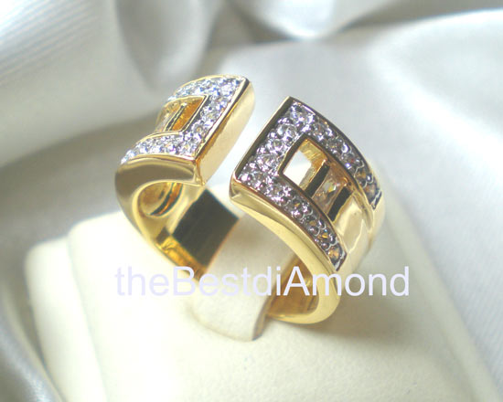 BR620+++แหวนแถวDouble A+++สุดสวย Modern ดูดีมากๆๆ ใส่แล้วเปรี้ยวเฉี่ยว เก๋ Intrend งานสวย เพชรสวย