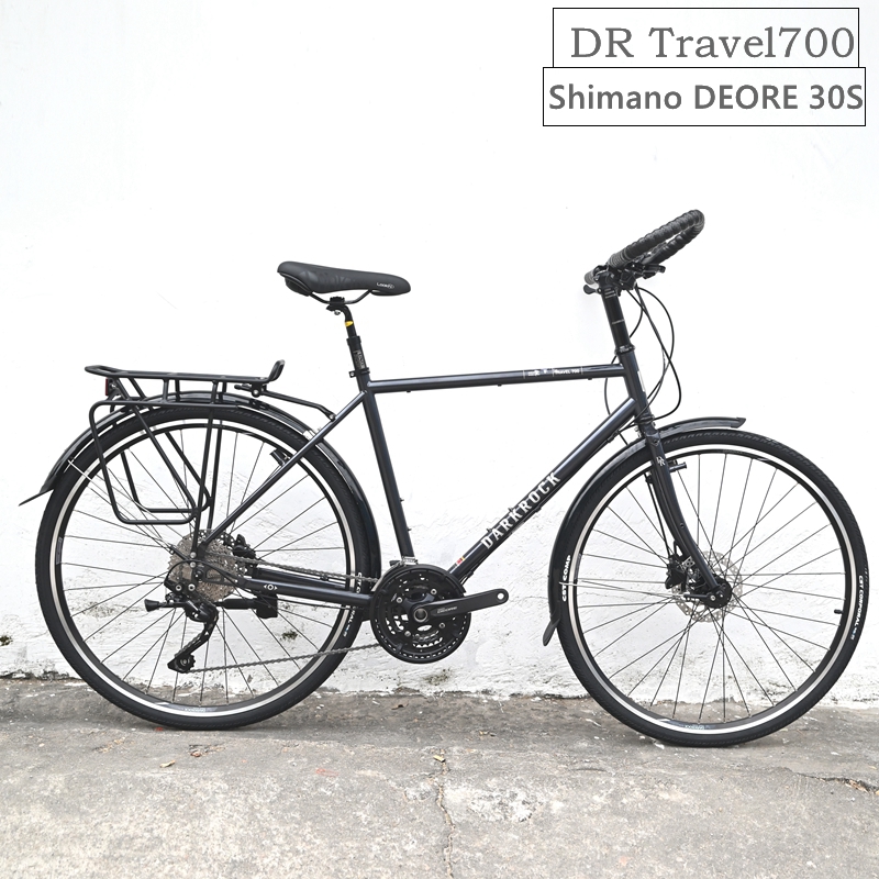จักรยานทัวร์ริ่ง DARKROCK SUPER TRAVEL 700 TOUING BIKE SHIMANO DEORE 30 SPEED