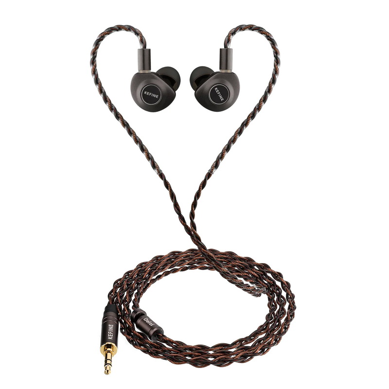 KEFINE Delci หูฟัง IEMs ไดรเวอร์ Dynamic 10 มม. ไดอะแฟรม DLC+PU ให้เสียงความละเอียดสูง ประกันศูนย์ไทย