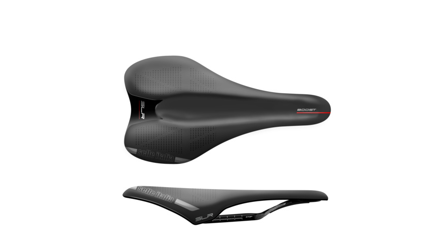 เบาะอานนั่ง SELLE ITALIA , SLR BOOST KIT CARBONIO, สีดำ,ไซส์ S, L