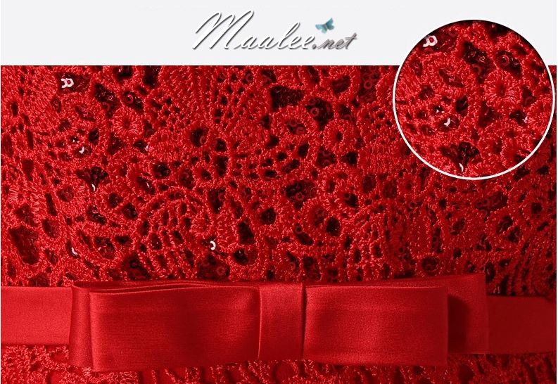 พร้อมเช่า ชุดราตรียาว แขนสั้น กระโปรงผ้าชีฟอง เอวคาดเข็มขัดโบว์ ช่วงบนปักเลื่อมแซมผ้าลูกไม้ สีครีม Champagne