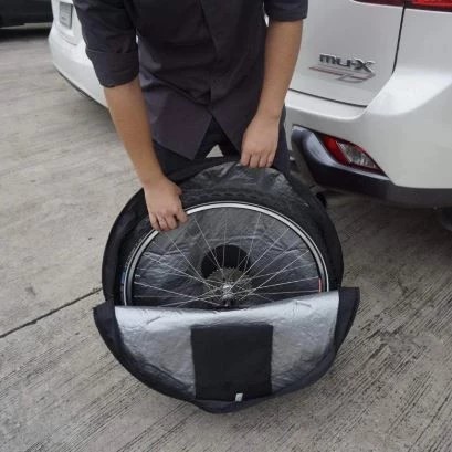 VINCITA B190 กระเป๋าใส่ล้อจักรยานเดี่ยว | รองรับล้อ 29 นิ้ว | กันน้ำ 600D | PE Board + Foam 5mm | 72x13x72 cm