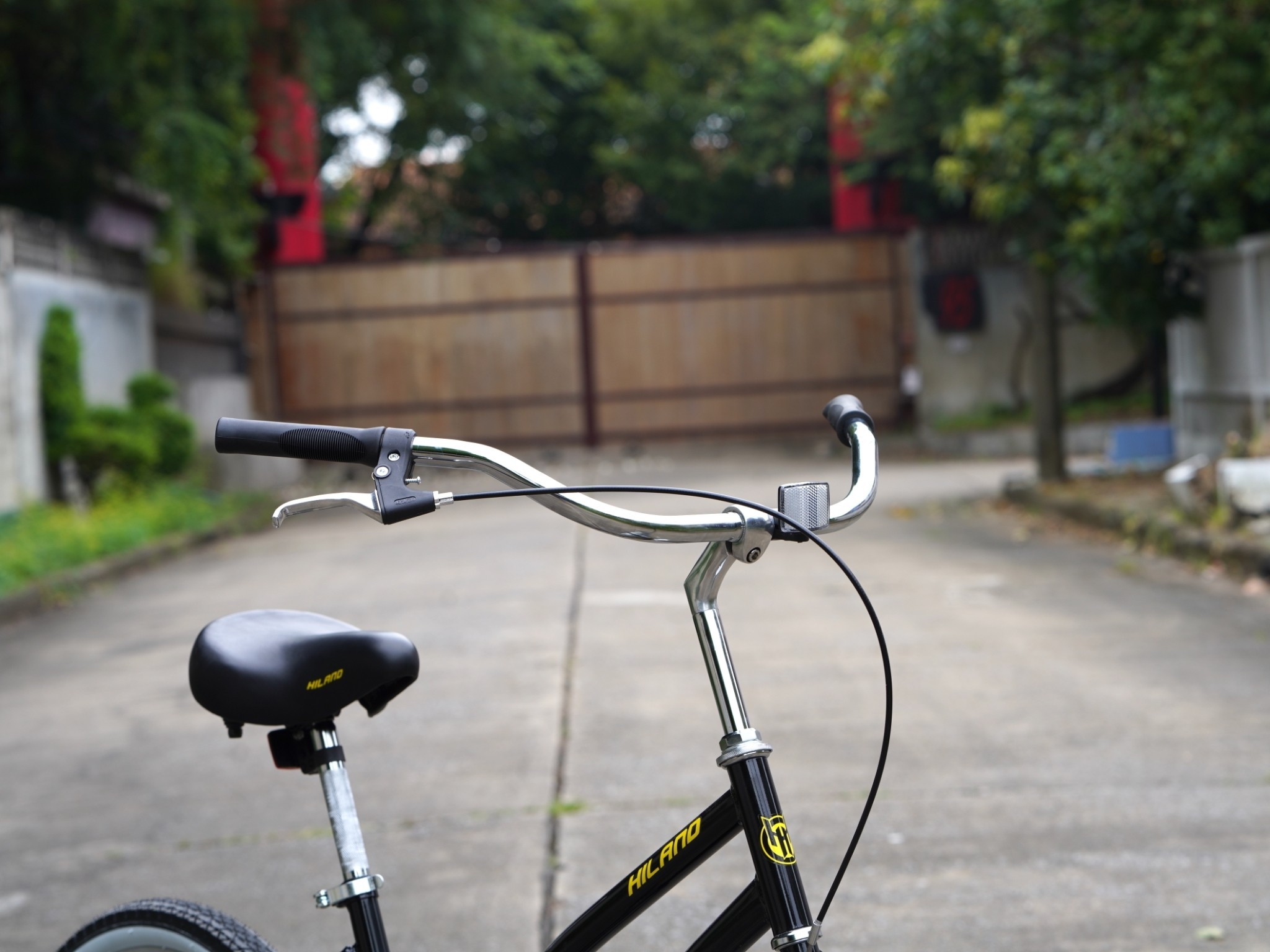 จักรยาน HILAND BEACH CRUISER Bicycle Single speed, BC01 เฟรมเหล็ก ล้อ 26 นิ้ว