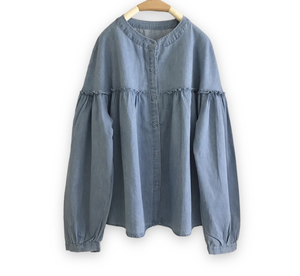 เสื้อยีนส์แต่งระบาย