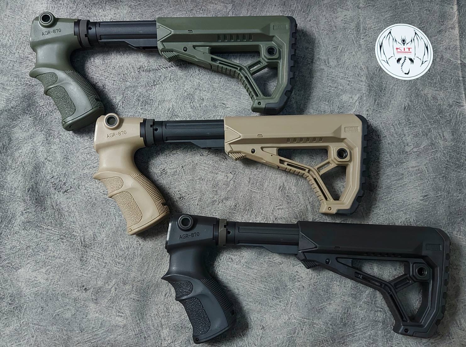 FAB Defense Remington 870 Pistol Grip And Collapsable M4 Collapsible Butt stock AGR 870