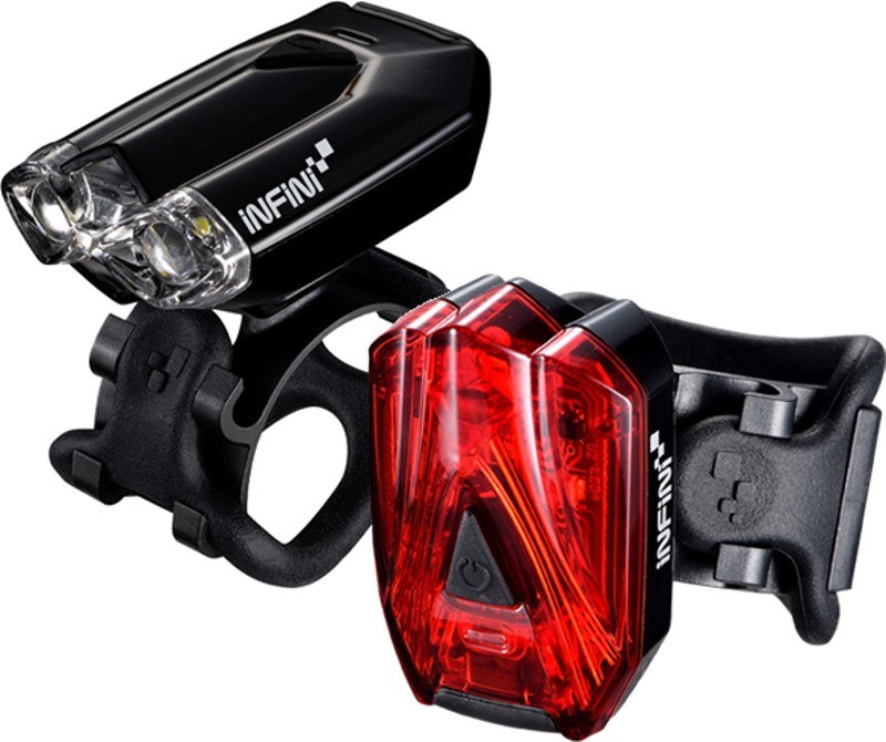 ชุดไฟอินฟินี INFINI หน้า/หลังแบบชาร์จ USB รุ่น ลาวา LAVA-ไฟชุด