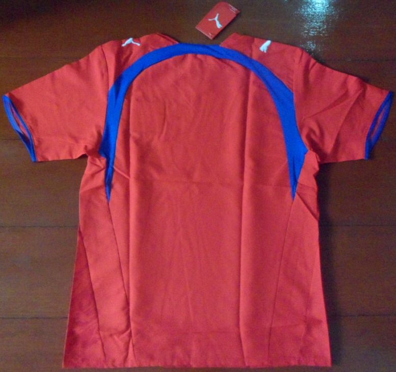 เสื้อฟุตบอล ทีมชาติสาธารณรัฐเช็ค ชุดเหย้า ชุดลุยศึกฟุตบอลโลก 2006 ใหม่ M-Size / CZECH REPUBLIC Football Shirt Home Kit World Cup 2006 Jersey NEW M-Size