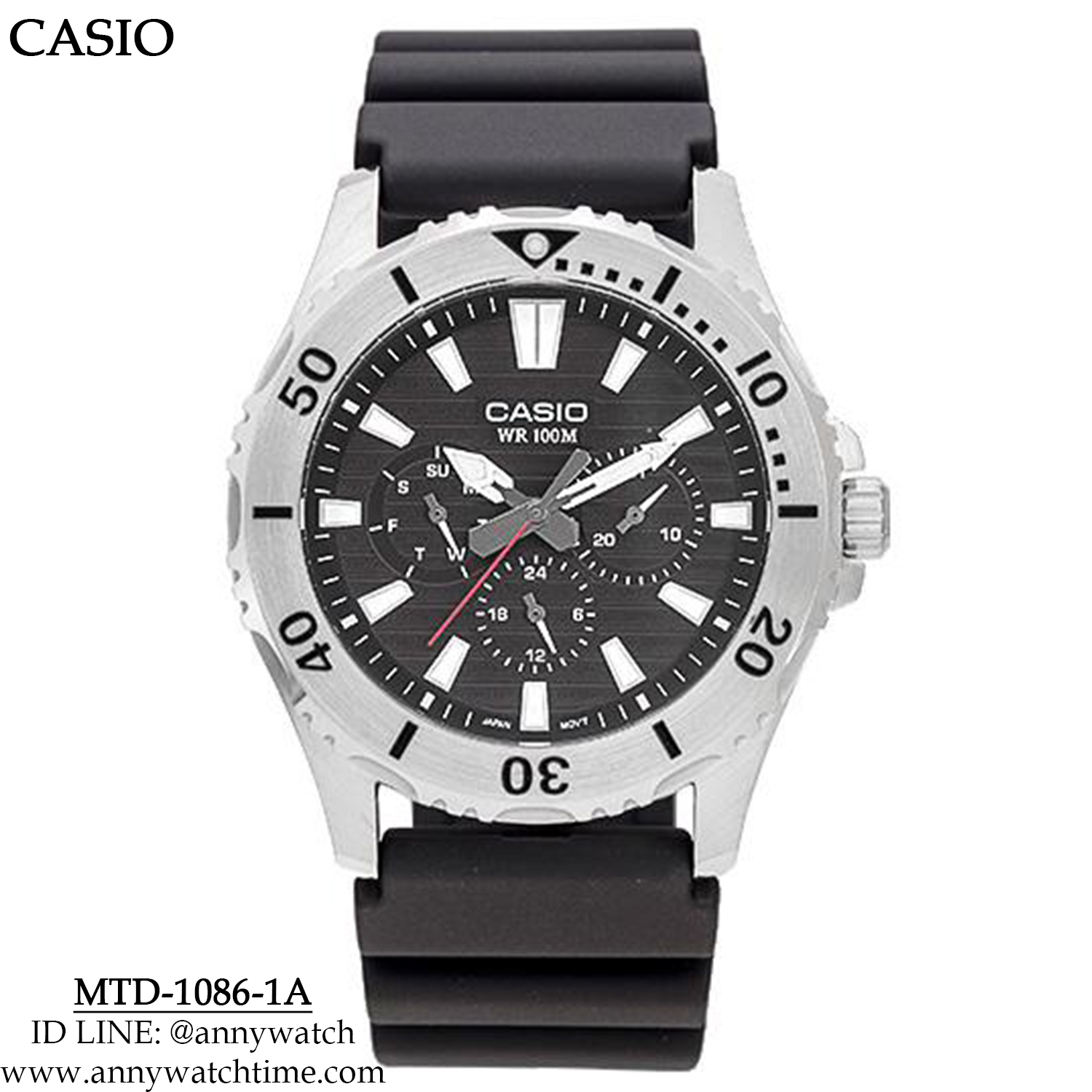 CASIO MTD-1086-1A