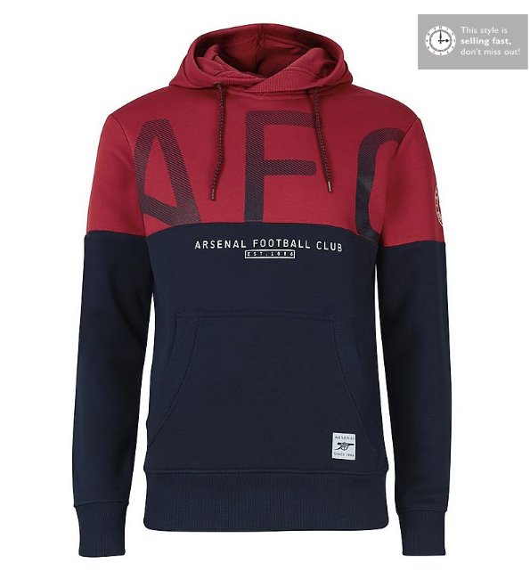 เสื้อฮู้ดอาร์เซนอล Since 1886 Contrast Panel ของแท้