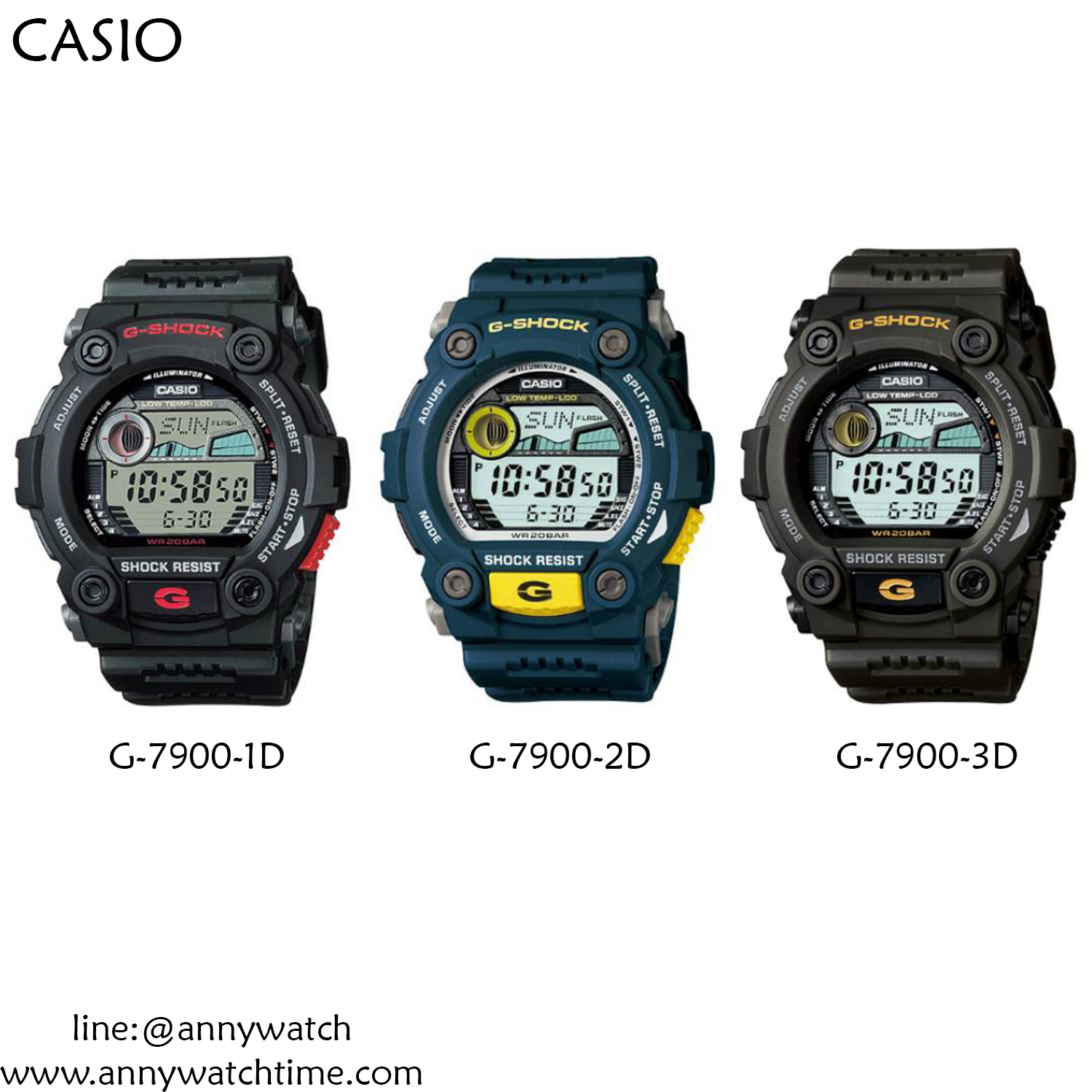 G-SHOCK G-7900-3D