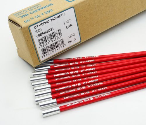 ปลอกนอกสายสปีด OT-RS900, 240MM, สำหรับตีนผี RD-R9100/RD-R8000 (แพ๊คละ 10 เส้น)สีขาว, สีแดง, สีเทา,Y0BM98011