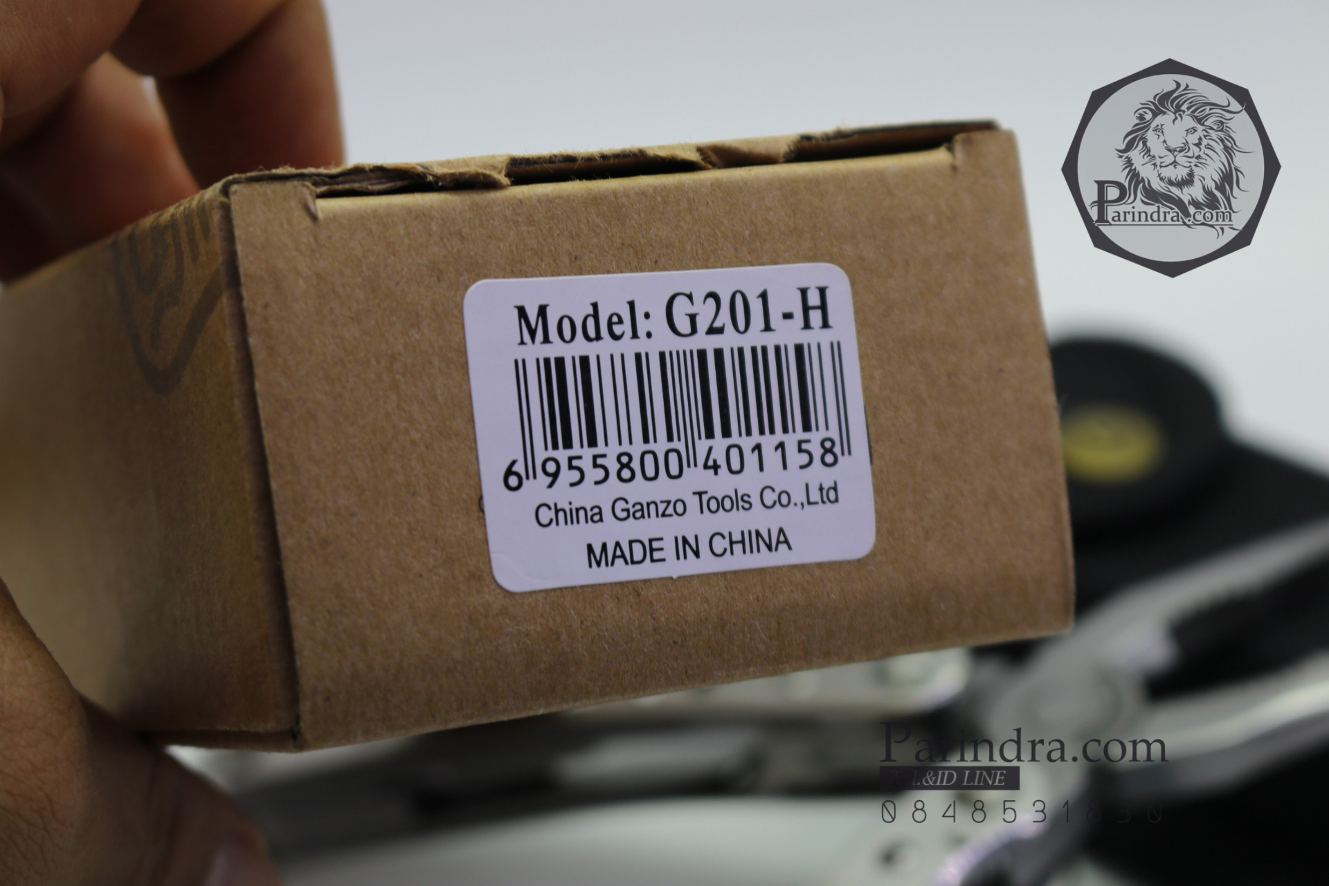 คีมเอนกประสงค์ Multi-Tools Ganzo กานโซ่ รุ่น G201-H สีเงินไทเทเนี่ยม ของแท้ 100%