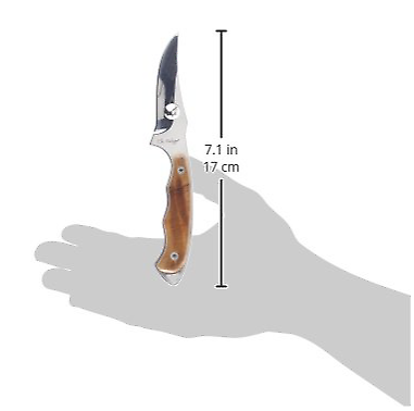 มีดใบตาย Elk Ridge # ER-059 FIXED BLADE KNIFE 7" ด้ามไม้แท้ ของแท้