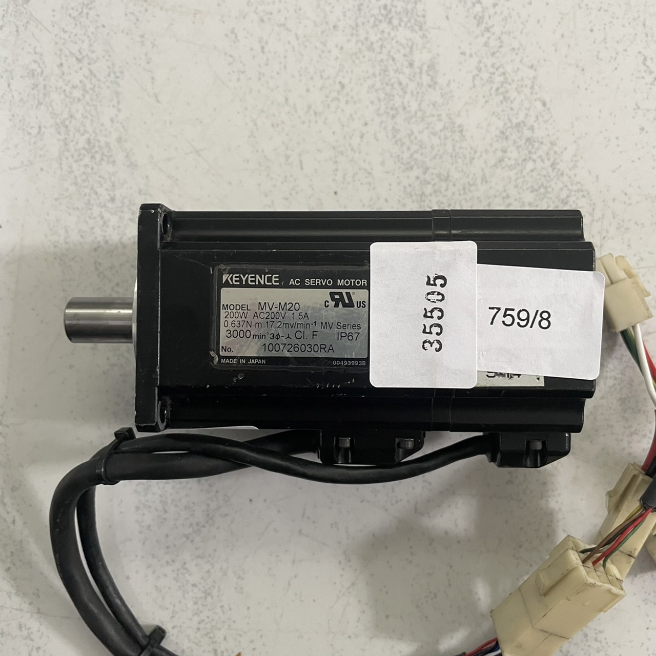 MV-M20 SERVO MOTOR " KEYENCE "