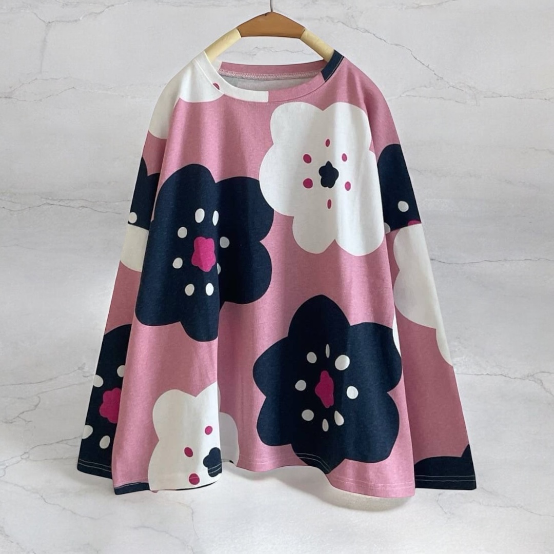 เสื้อยืดลายดอกไม้