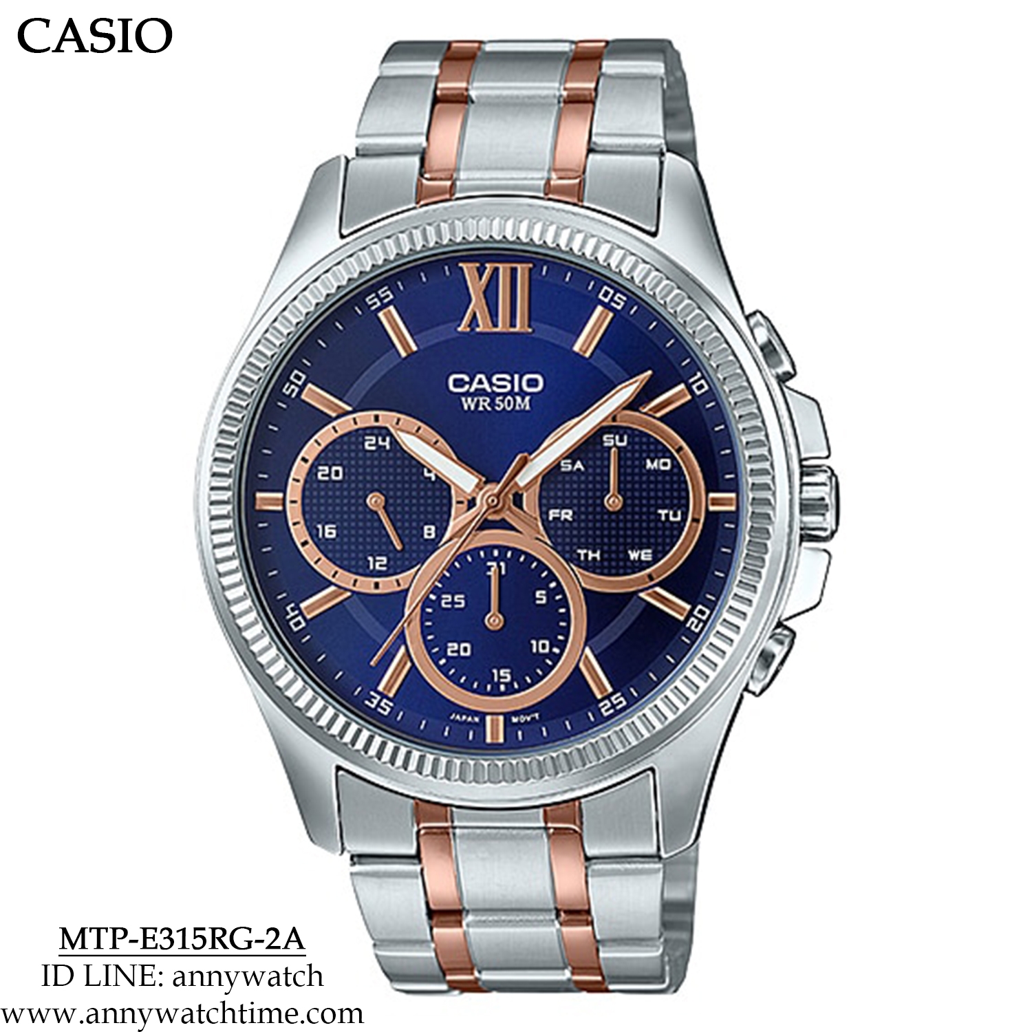 CASIO MTP-E315RG-2A