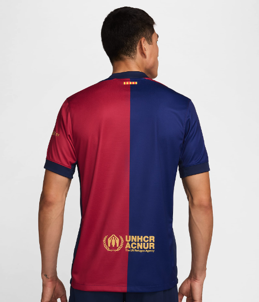 เสื้อบาร์เซโลน่า 2024 2025 ทีมเหย้ารุ่นสเตเดี้ยมของแท้