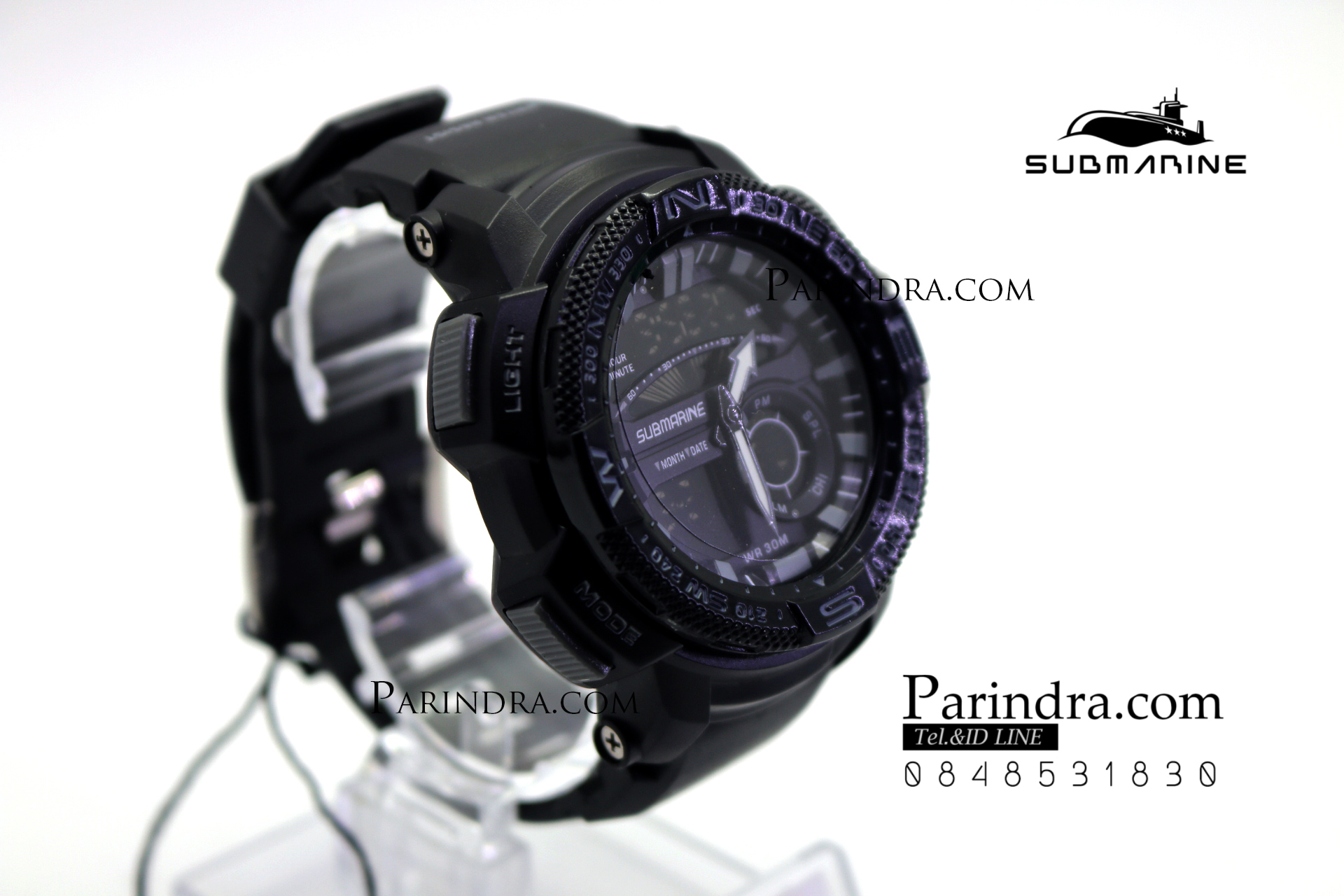 นาฬิกา US submarine Adventure Protector รุ่น TP3184M สีดำ-เทา จอดำ