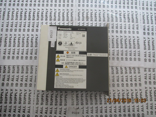 SERVO DRIVE “ PANASONIC ” รุ่น MSDB025D1A30