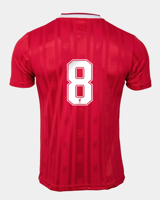เสื้อลิเวอร์พูลย้อนยุค Retro 89 ทีมเหย้า เบอร์ 8 ติดเบอร์ส่วนตัวได้ของแท้
