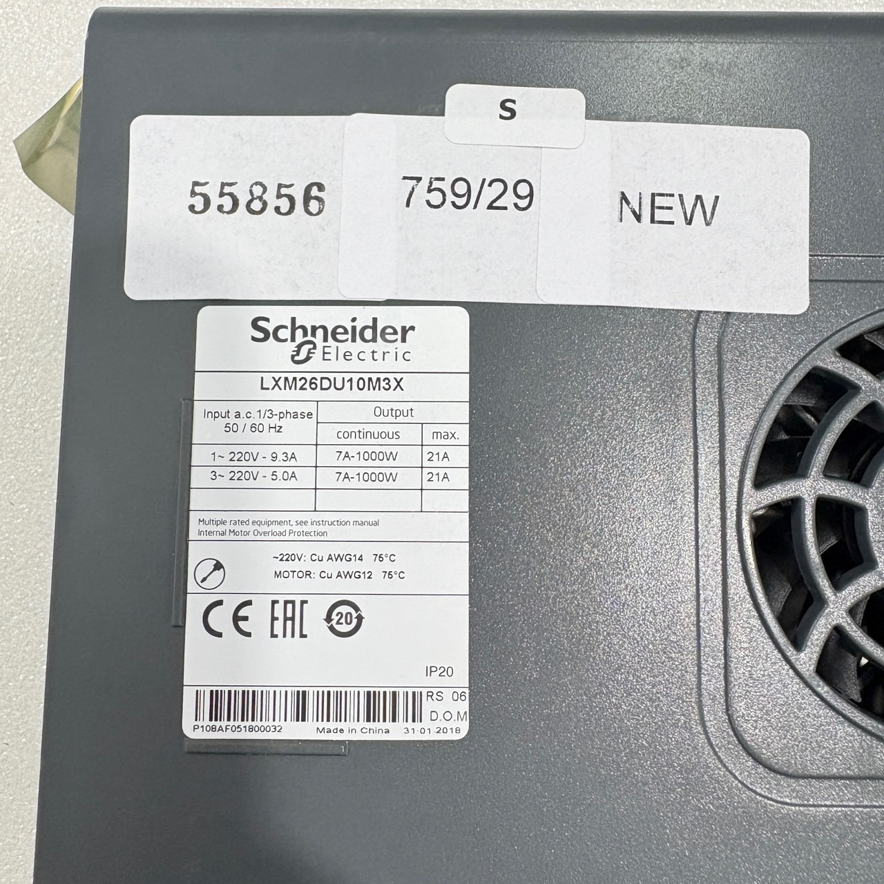 LXM26DU10M3X SERVO DRIVE " SCHNEIDER "