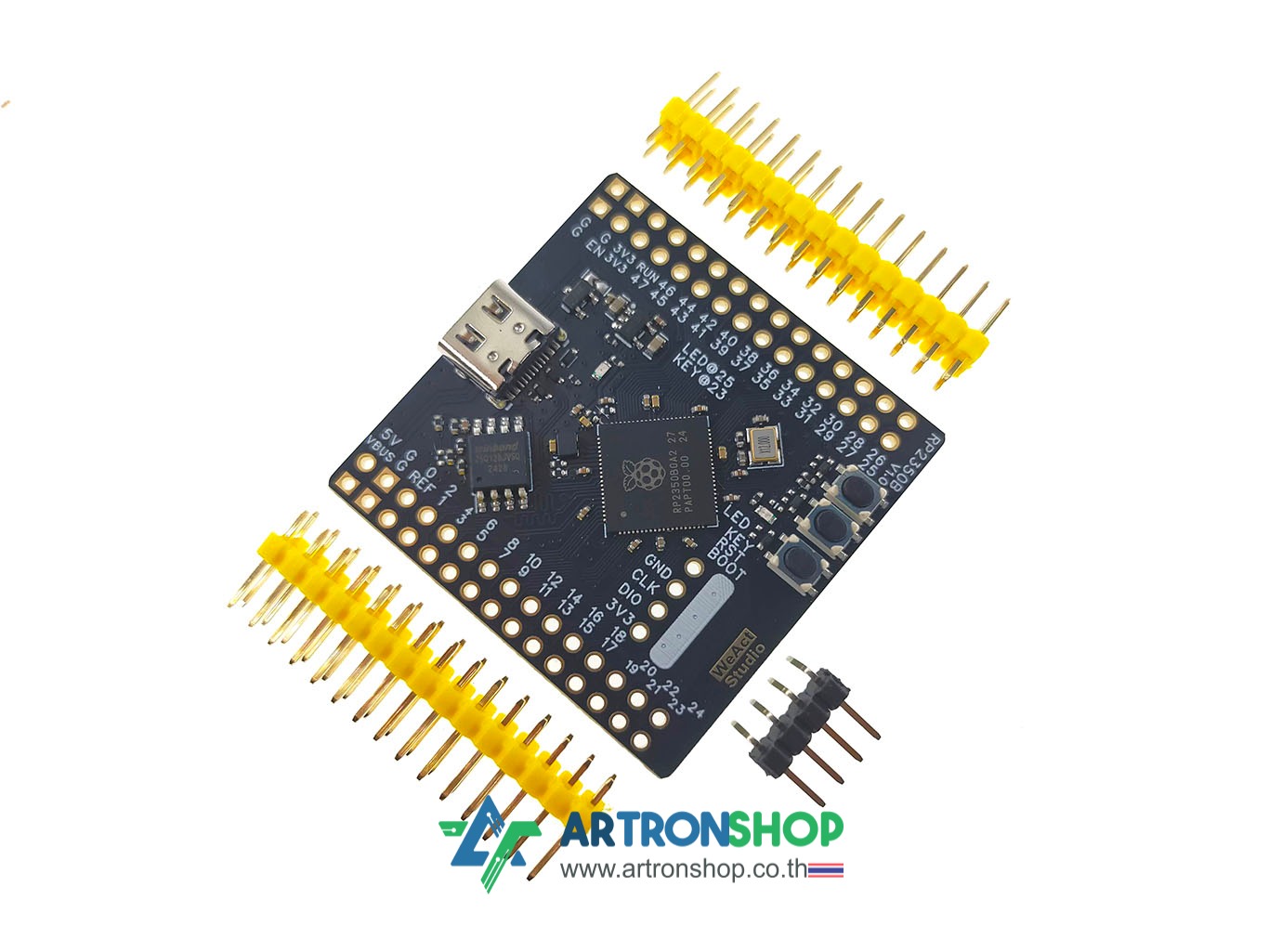 RP2350B บอร์ดพัฒนา Raspberry Pi RP2350B ARM Cortex-M33 RISC-V